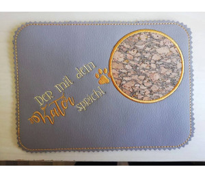 Sticksdatei - Spruch "Die/Der mit dem Kater spricht"